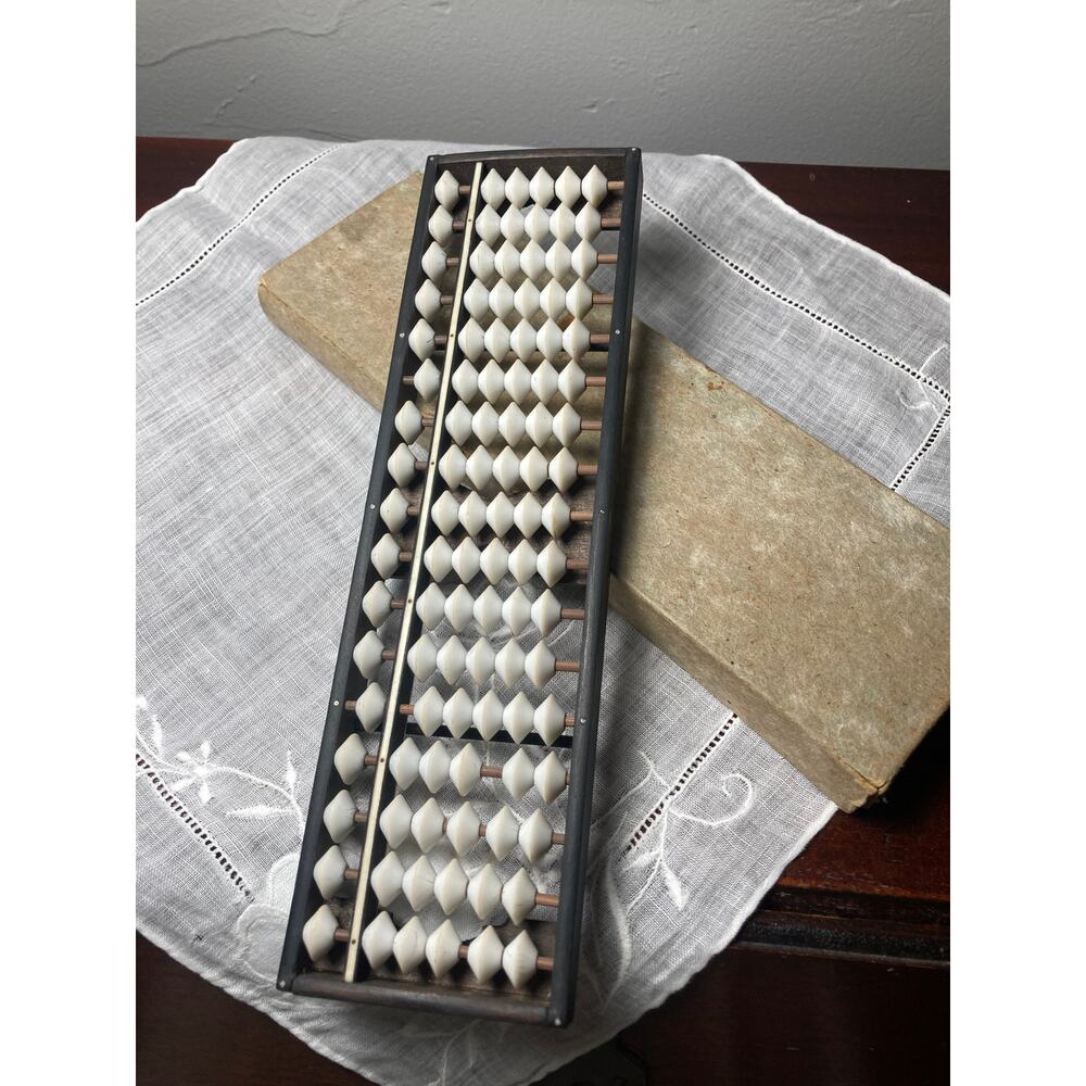 Vintage wooden Japanese Soroban abacus